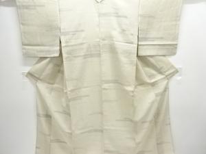 ヱ霞模様織り出し夏十日町紬着物